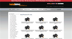 Desktop Screenshot of laptopbatteryonline.net